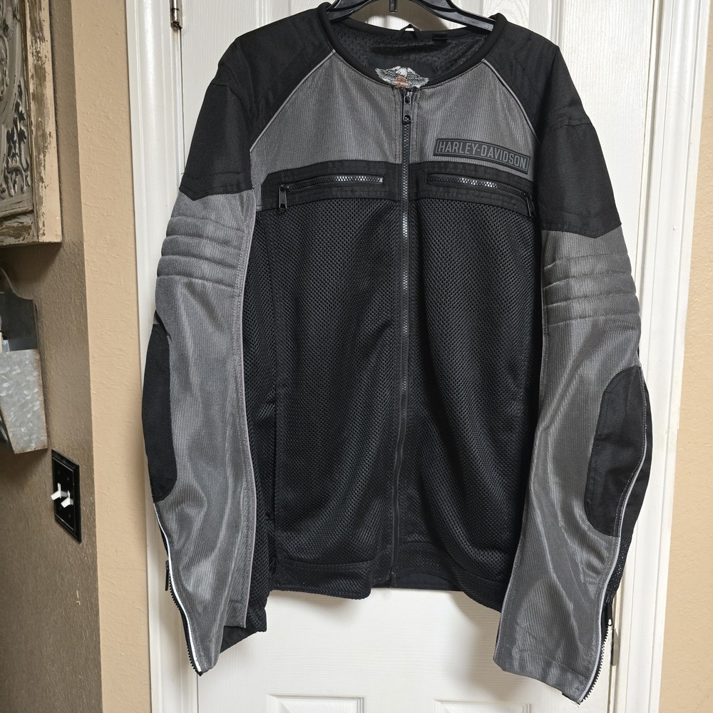 Harley-Davidson Men's Toil Mesh Riding Jacket 2XL 98185-17VM Armor Not Included